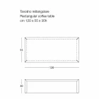 Coffee Table for Lounge in Colored Steel, Modern Design - Josyane Viadurini