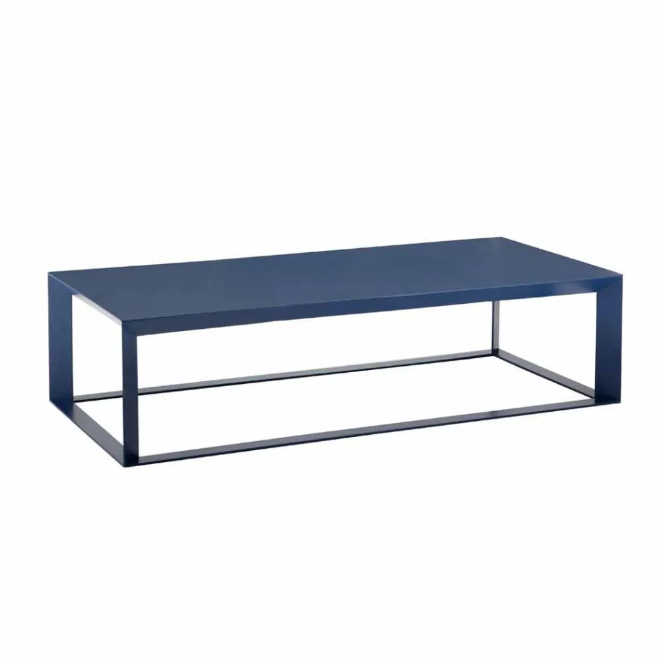 Coffee Table for Lounge in Colored Steel, Modern Design - Josyane Viadurini
