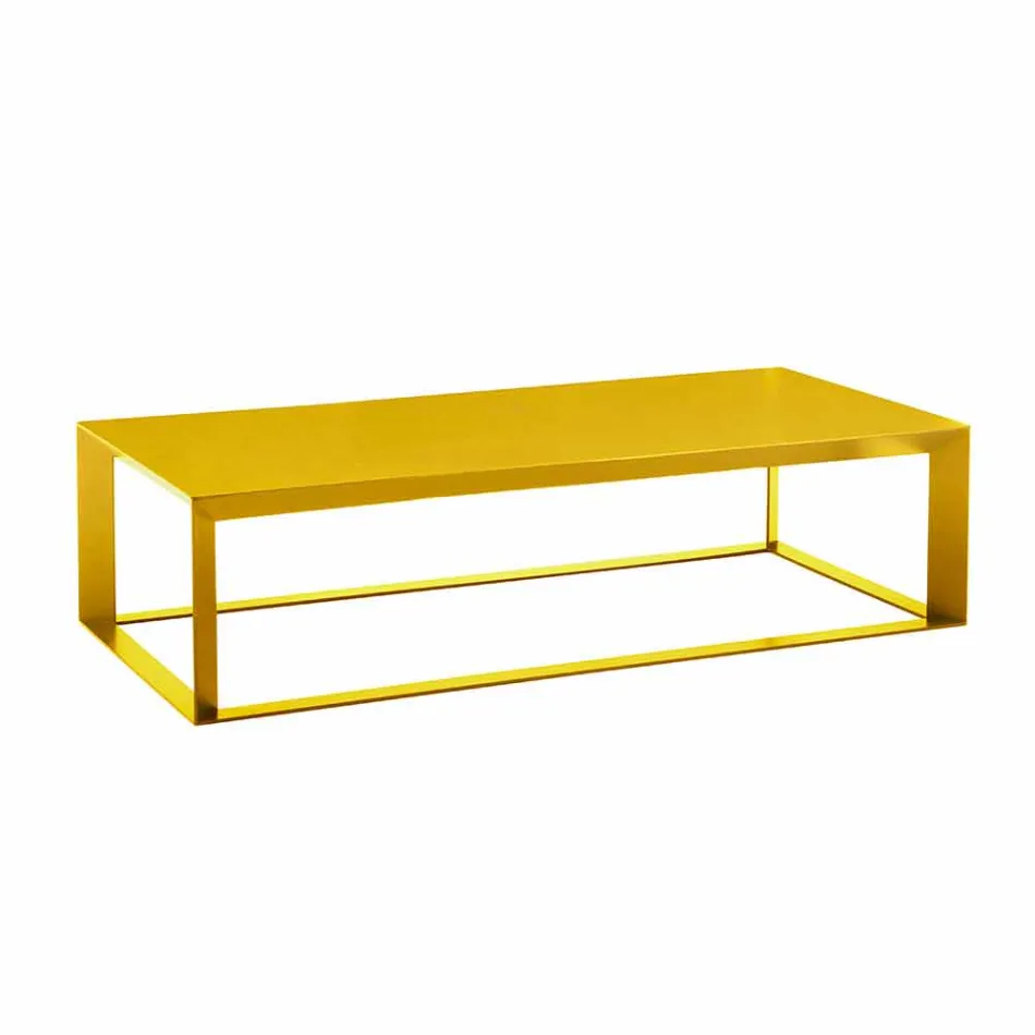 Coffee Table for Lounge in Colored Steel, Modern Design - Josyane Viadurini