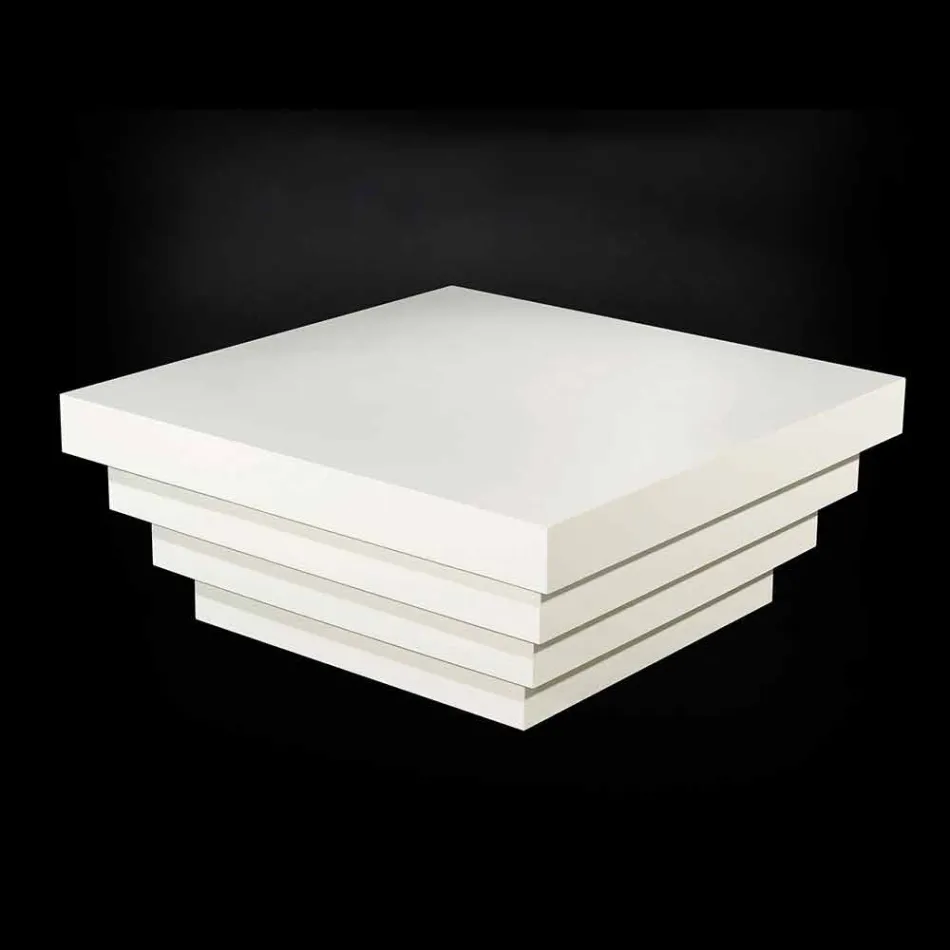 Coffee table design Coffee Silhouette Cadeau wood fibre Viadurini