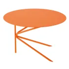 High Quality Colored Metal Coffee Table Made in Italy - Olesya Viadurini