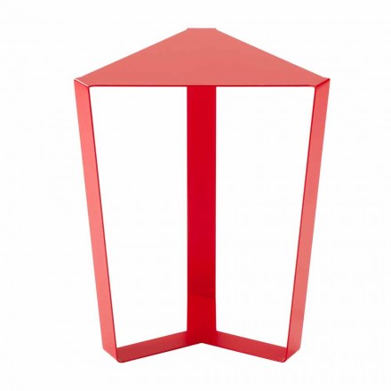 Coffee Table in Colored Metal of Modern Italian Design - Yasmine Viadurini