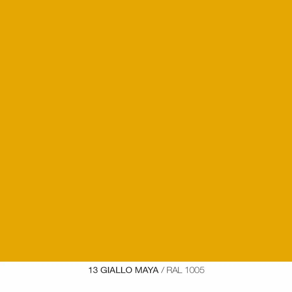 Coffee Table in Colored Metal of Modern Italian Design - Yasmine Viadurini