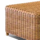 Garden Coffee Table in Woven Synthetic Rattan - Yves Viadurini