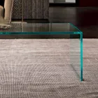 Rectangular Coffee Table in Extralight Glass Made in Italy - Nodino Viadurini