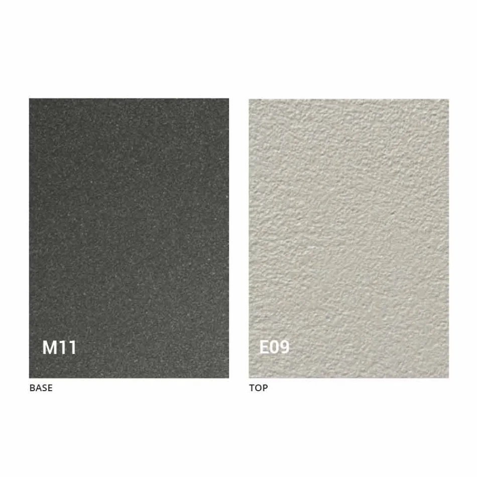 Transformable Coffee Table with Mortar Effect Top Made in Italy - Romantic Viadurini