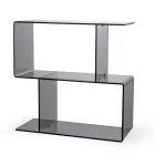 Sofa Table in Transparent or Fume Plexiglass Made in Italy - Janne Viadurini