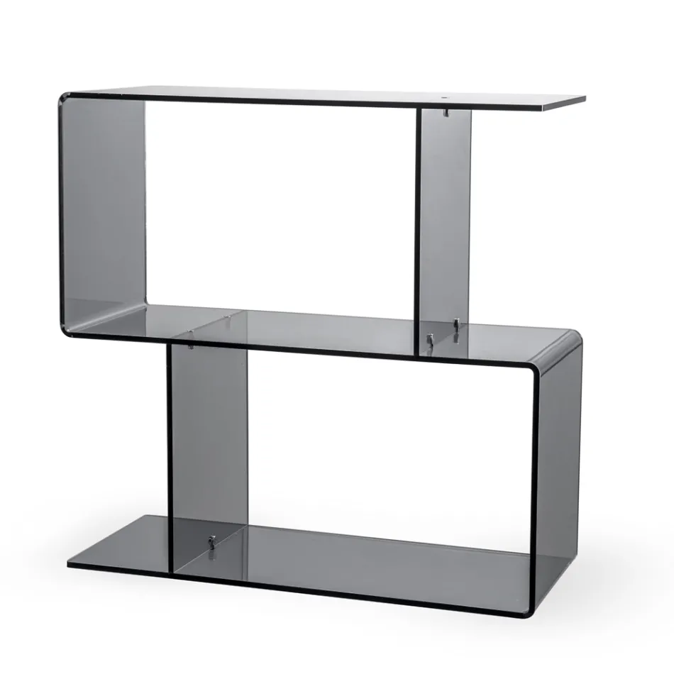 Sofa Table in Transparent or Fume Plexiglass Made in Italy - Janne Viadurini