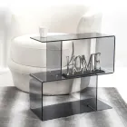 Sofa Table in Transparent or Fume Plexiglass Made in Italy - Janne Viadurini