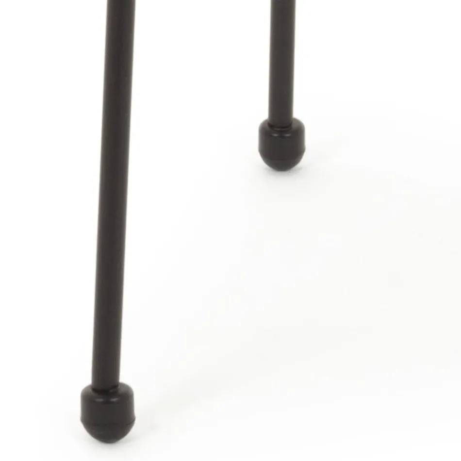 Outdoor Steel Coffee Table with Designer Glass Top - Spumolizia Viadurini