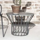 Outdoor coffee table in Hpl and metal Made in Italy - Guerrino Viadurini