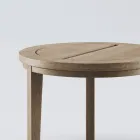 Outdoor Teak Wood Coffee Table Made in Italy - Briga Viadurini