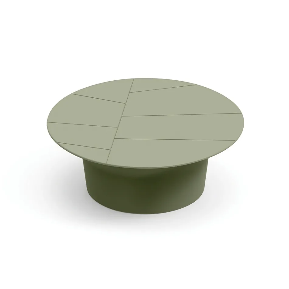 Outdoor Polyethylene Coffee Table Available in Various Colors - Towel Viadurini