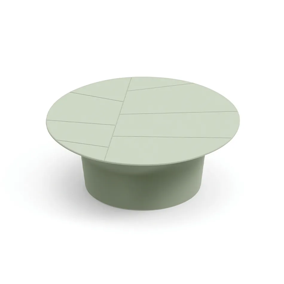 Outdoor Polyethylene Coffee Table Available in Various Colors - Towel Viadurini