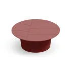 Outdoor Polyethylene Coffee Table Available in Various Colors - Towel Viadurini