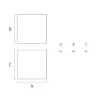 Bright Outdoor Coffee Table in White Polyethylene Made in Italy - Derti Viadurini