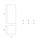 Bright Outdoor Coffee Table in White Polyethylene Made in Italy - Derti Viadurini