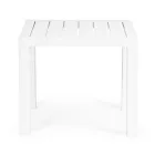 Square Outdoor Coffee Table in Painted Aluminium, Homemotion 2 Pieces - Marius Viadurini