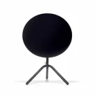 Round Outdoor Metal and Sheet Metal Table Made in Italy - Alberic Viadurini