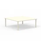 Garden Coffee Table in Galvanized Steel Made in Italy - Arwen Viadurini