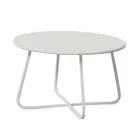 Garden Coffee Table in Galvanized Steel Made in Italy - Brienne Viadurini