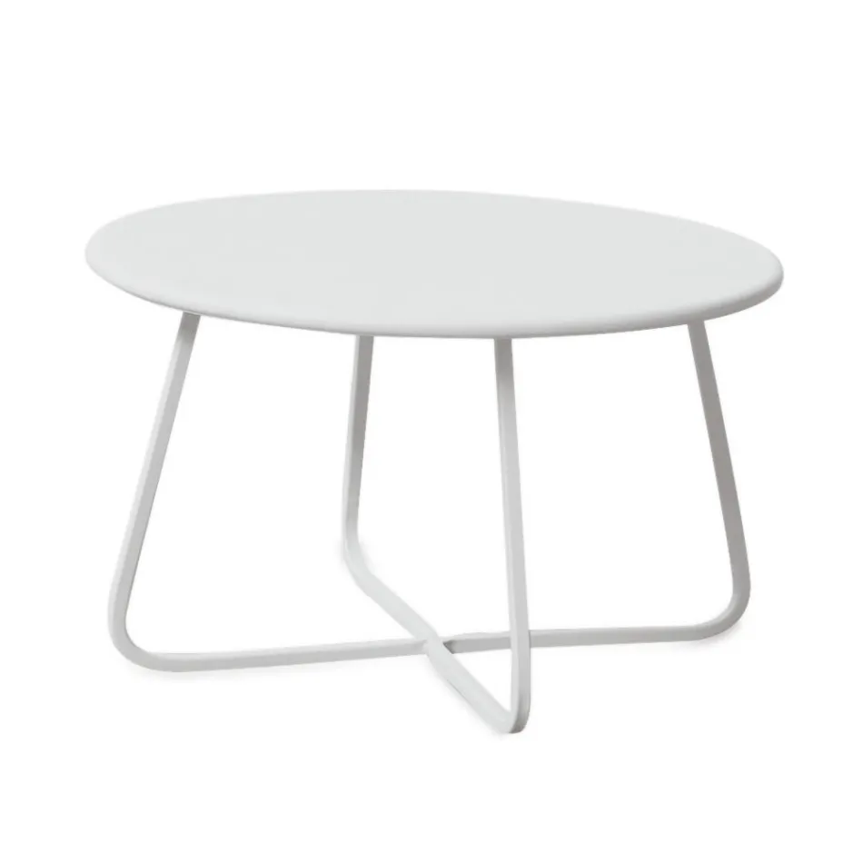 Garden Coffee Table in Galvanized Steel Made in Italy - Brienne Viadurini