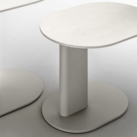 Aluminium Garden Coffee Table Made in Italy - Plinto by Varaschin Viadurini