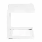 Homemotion Painted Aluminium Garden Coffee Table, 2 Pieces - Rodric Viadurini