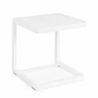 Homemotion Painted Aluminium Garden Coffee Table, 2 Pieces - Rodric Viadurini