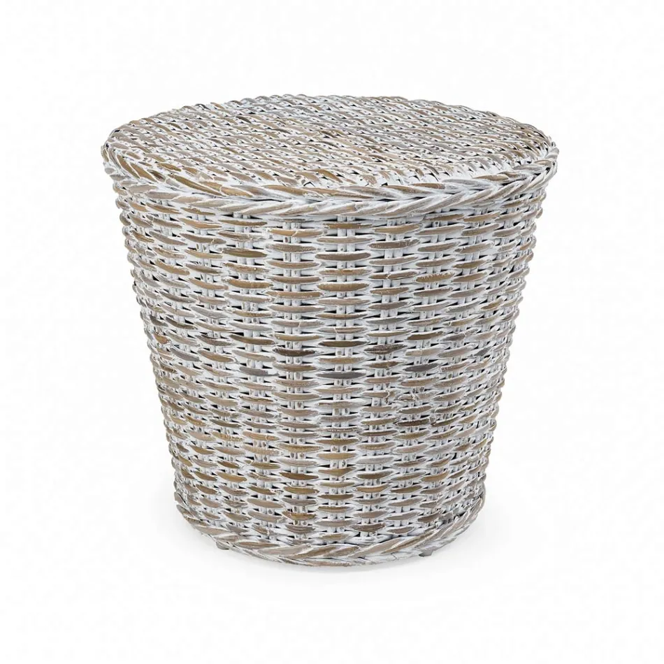 Garden Coffee Table in Natural Fibre by Kubù - Yokai Viadurini