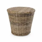 Garden Coffee Table in Natural Fibre by Kubù - Yokai Viadurini