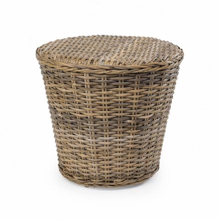 Garden Coffee Table in Natural Fibre by Kubù - Yokai Viadurini