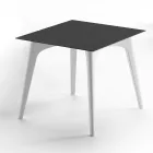 Garden coffee table in HPL and Polyethylene Made in Italy - Rizia Viadurini