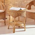 Garden Coffee Table in Honey Wicker - Nathaniel