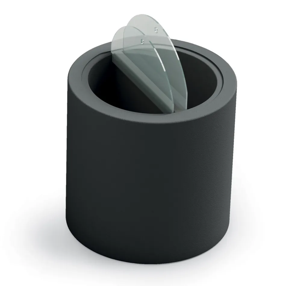 Garden Coffee Table in Polyethylene with Container Made in Italy - Stracco Viadurini