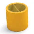 Garden Coffee Table in Polyethylene with Container Made in Italy - Stracco Viadurini