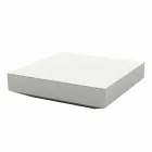Square modern garden side table Vela by Vondom, in polyethylene Viadurini