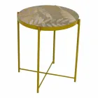 Indoor or Outdoor Coffee Table with Metal Structure Made in Italy - Carim Viadurini