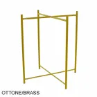 Indoor or Outdoor Coffee Table with Metal Structure Made in Italy - Carim Viadurini