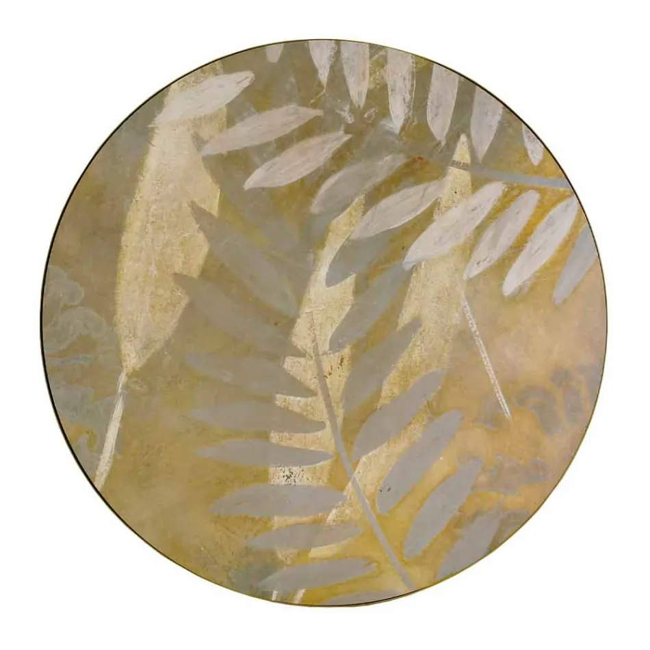 Indoor or Outdoor Coffee Table with Metal Structure Made in Italy - Carim Viadurini