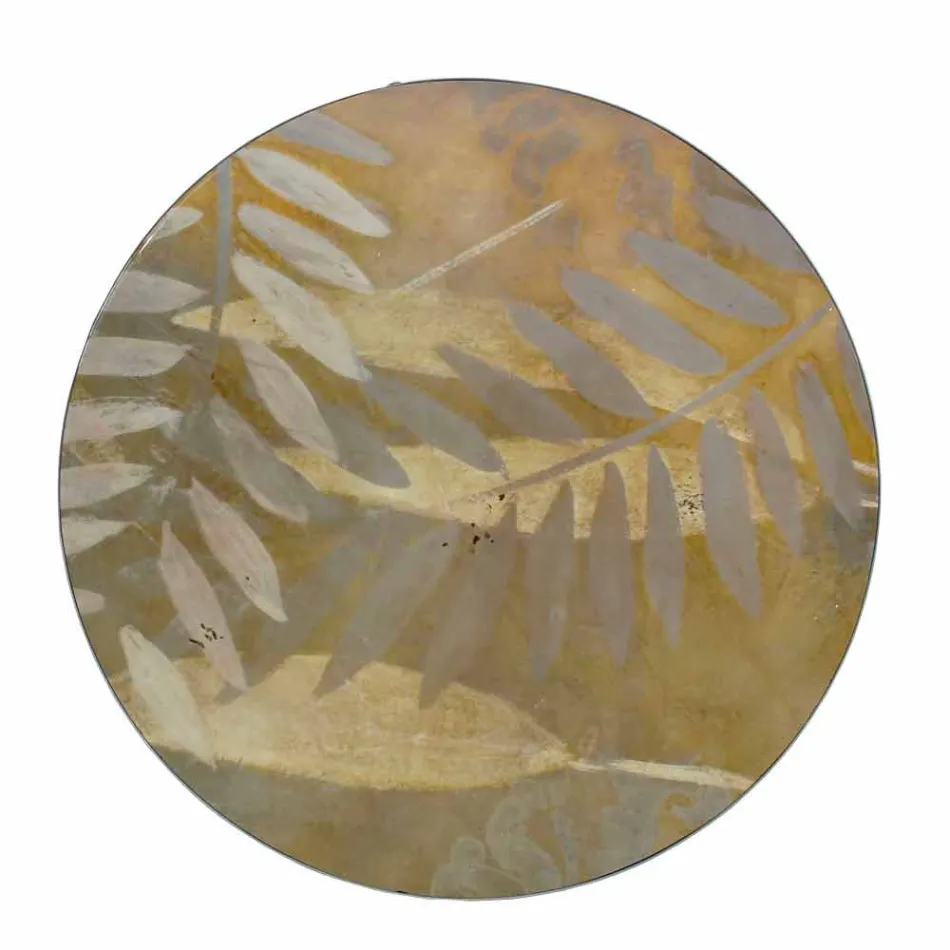 Indoor or Outdoor Coffee Table with Metal Structure Made in Italy - Carim Viadurini