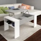 Coffee Table with Ecological Wooden Container - Cripto Viadurini