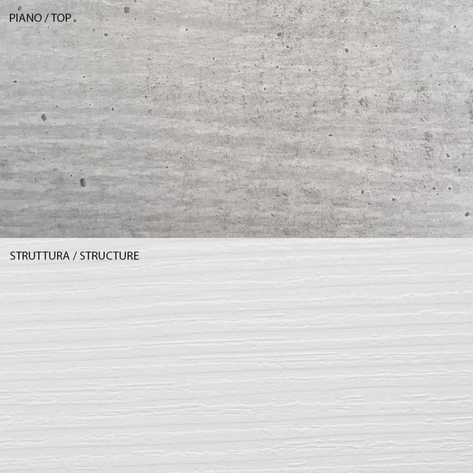 Coffee Table with Ecological Wooden Container - Cripto Viadurini