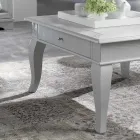 Coffee Table with Solid Parts in Ay - ous and Linden Made in Italy - Era Viadurini