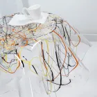 Coffee Table with Plexiglass Top and Base Made in Italy - Brento Viadurini