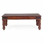 Homemotion Solid Wood Classic Design Coffee Table - Benson Viadurini