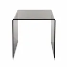 Contemporary smokable coffee table 40x40cm Terry Small, made in Italy Viadurini