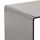 Contemporary smokable coffee table 40x40cm Terry Small, made in Italy Viadurini