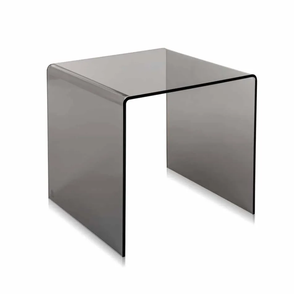 Contemporary smokable coffee table 40x40cm Terry Small, made in Italy Viadurini