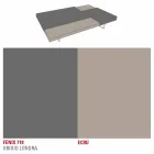 Fenix Coffee Table with Transparent Feet Made in Italy - Justin Viadurini